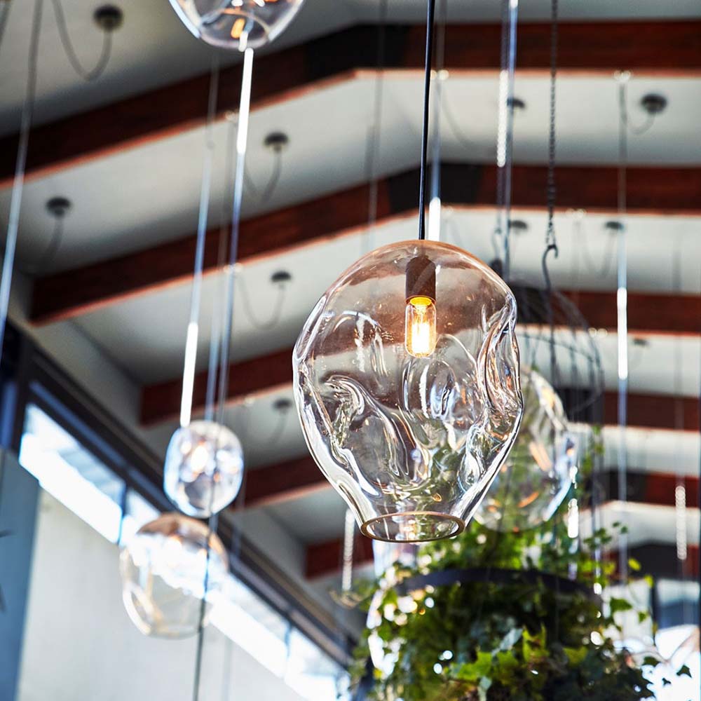 Small organic glass light