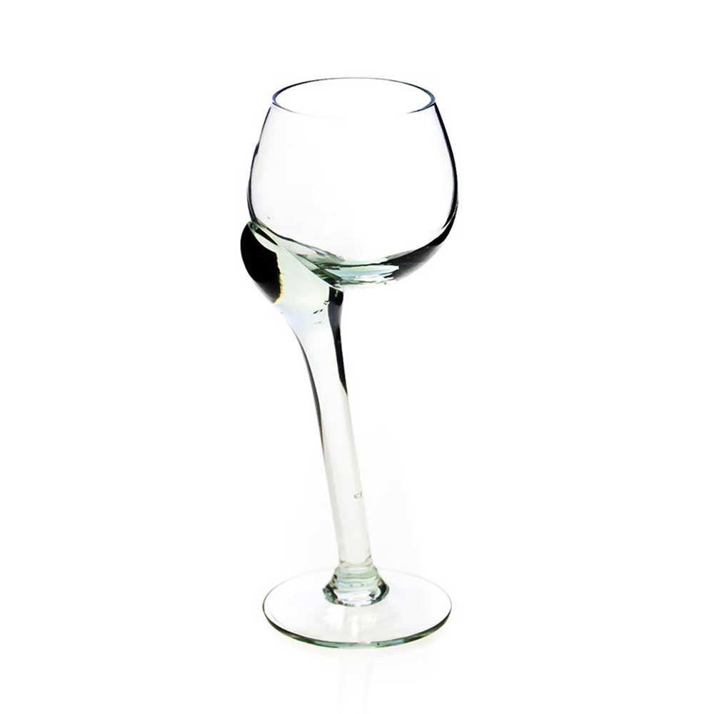 Crooked sherry glass