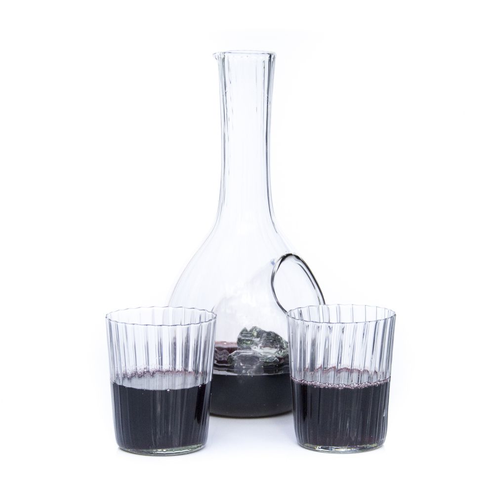 Optic Wine Cooler with 2 Straight Optic Tumblers